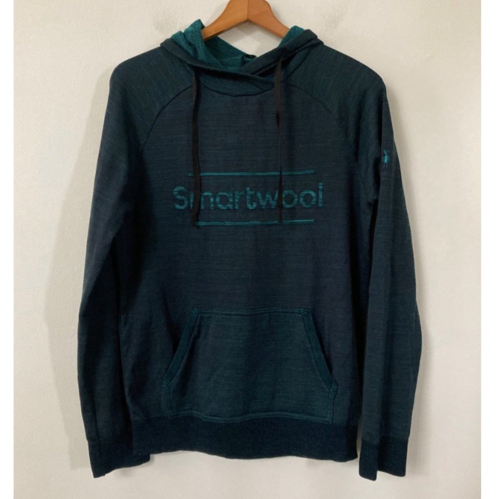 Smartwool Unisex Intraknit Merino Logo Hoodie in Everglade